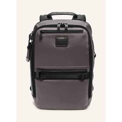 TUMI多功能商务休闲双肩包防丢追踪织物拼色防水旅行包