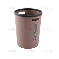 翌嘉YJ4022209垃圾桶厨房客厅办公室垃圾箱创意垃圾筒纸篓 咖色大号
