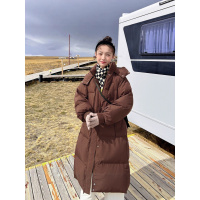 过膝棉衣女装年潮冬季加厚棉服宽松长款上衣韩版外套加厚保暖