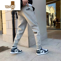 YANXU夏季新款卫裤男款运动休闲裤束脚哈伦裤春季小脚薄款长裤