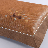 家柏饰(CORATED)夏季凉席枕套成人藤枕芯套单人冰丝枕头套夏天凉爽竹枕席一对拍2