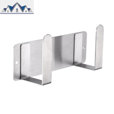 锅盖架子免打孔家用厨房壁挂式置物架304不锈钢放砧板菜板收纳架 三维工匠