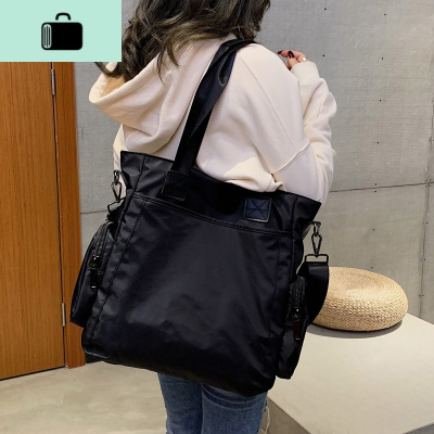 质感包包女2020新款大容量尼龙布手提包韩版时尚防水单肩斜挎包潮NEW LAKE女斜挎包