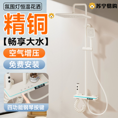 全铜淋浴花洒套装家用沐浴室洗澡淋浴器卫生间增压喷头全套2005