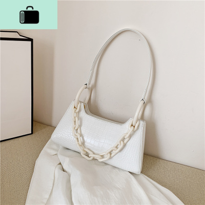 包包2020新款潮网红腋下包法棍包百搭高级质感单肩包时尚洋气女包NEW LAKE女士单肩包