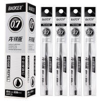 宝克(BAOKE)PS106E 0.7mm先锋版子弹头中性笔芯 商务办公/学生考试替芯 20支/盒 1盒
