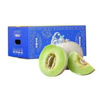 礼盒装[苏鲜生]玉菇甜瓜 净重7.5斤 3-6个 冰淇淋新鲜水果当季白香瓜玉茹哈蜜瓜