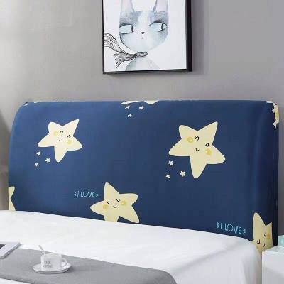 床头套罩 床头罩全包软包床靠背罩北欧风格简约现代可拆洗 卡通星(牛奶丝全弹力) 高度50~65*长度150cm(通用)