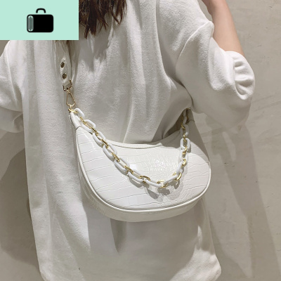 夏天网红腋下包女包2020新款潮百搭时尚单肩小包ins斜挎包法棍包NEW LAKE女士单肩包