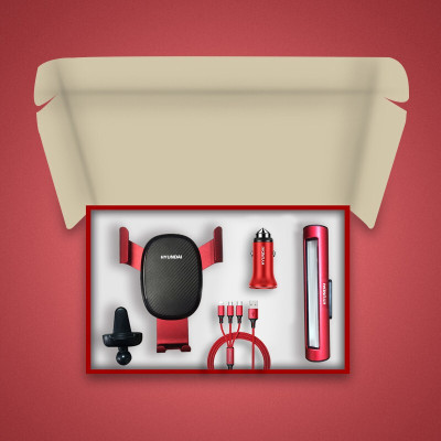 HYUNDAI车载四件套 YH-T59 红色