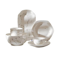 一禾亼物釉下彩餐具套装定制碗碟套装高颜值碗家用2025新款4人食24头