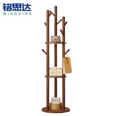 铭思达衣帽架实木个