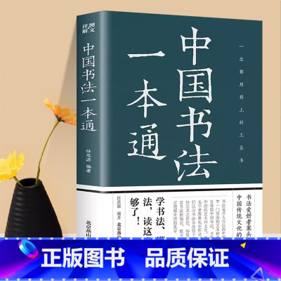 中国书法一本通 [正版]书籍中国书法一本通大全中国历代书法篆书楷书入门历代名家王羲之等收藏真迹艺术书法篆刻书法作品集书法