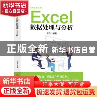 正版 Excel数据处理与分析/计算机实用技能丛书 云飞 中国商业出