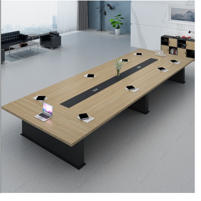 东业家具会议台会议桌LY-006H(按米算)木质会议桌
