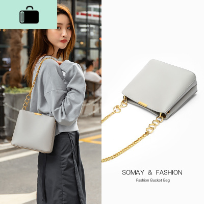 包包2020新款时尚百搭夏女包大容量2019单肩斜挎包水桶包小NEW LAKE女斜挎包