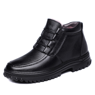 围盛 头层牛皮棉鞋皮鞋 38-47码 双