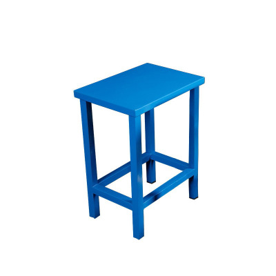 臻远 工厂车间流水线工业工作凳方凳钢管铁凳子加厚 ZY-DZ-002 蓝色 ZY-DZ-002 340*240*450m