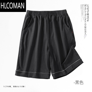 HLCOMAN睡裤男士夏季短裤五分裤宽松大裤衩夏天加大码薄款家居裤