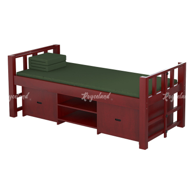 洛诗莲 (RoyceLand) 实木单人床公寓床宿舍床木质单人床含床下柜