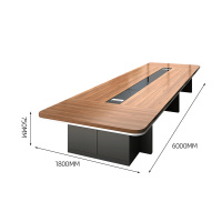 臻远ZY-HYZ-Z06 现代简约会议桌板式桌6000*1800*750