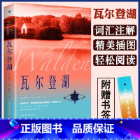 [单册]瓦尔登湖 [正版] 瓦尔登湖亨利戴维梭罗原著完整无删减中文全译本 小学初高中生大学生课外阅读书籍 外国小说世界经