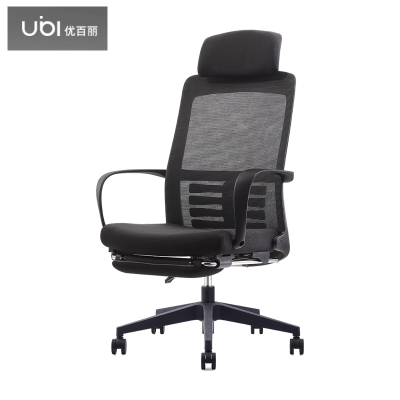 优百丽电脑椅办公椅老板椅会议椅网布员工靠背椅家用升降转椅客厅躺椅 U-056KT