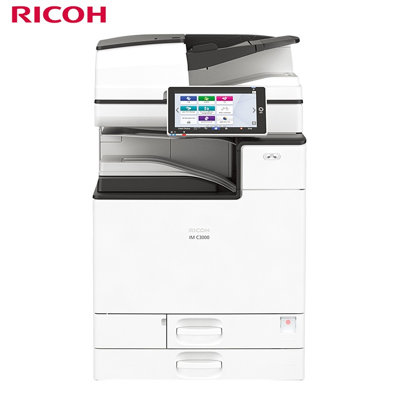理光(Ricoh)智慧办公 IM C3000 A3/A4彩色激光打印复印扫描一体机复合机 双纸盒+自动输稿器