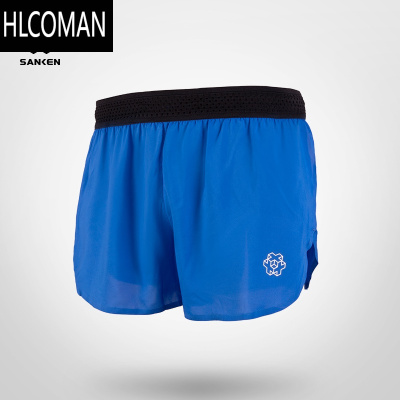 HLCOMAN定制运动透气手机短裤三分速干马拉松专业跑步内衬运动裤男