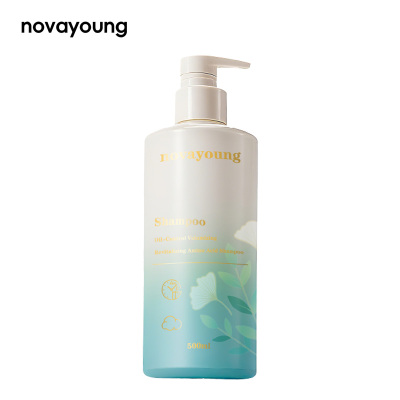 novayoung N1001控油蓬松赋活氨基酸洗发露500ml 洗发露(计价单位:瓶)蓝白色