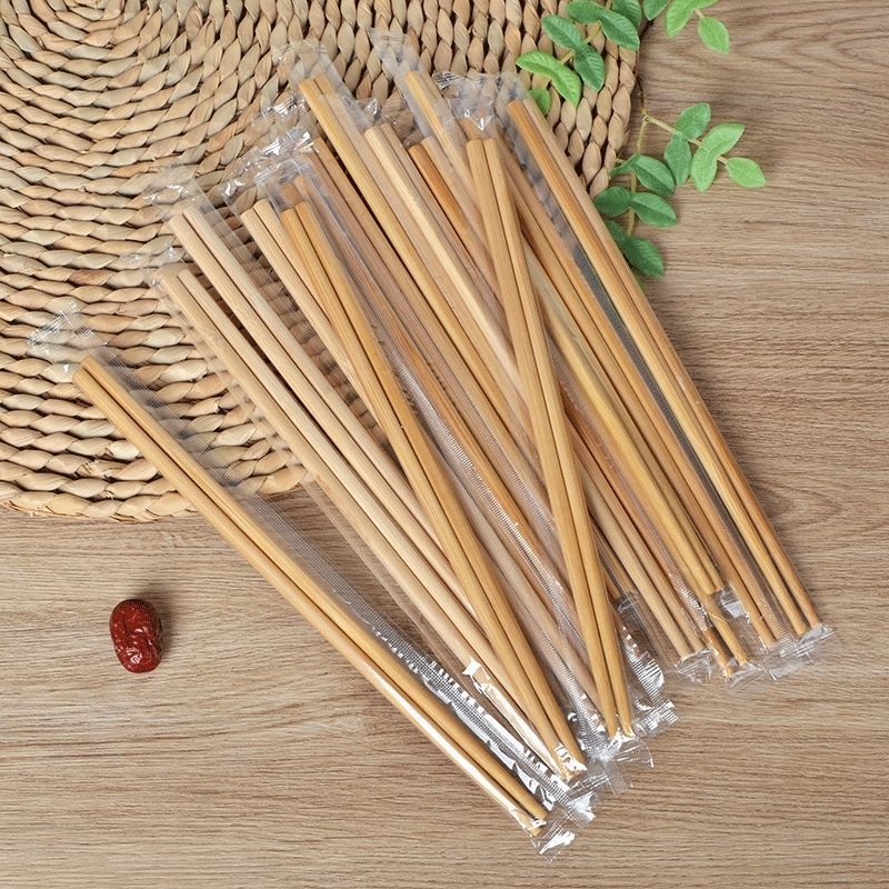 苏宁宜品一次性筷子独立包装100双 竹筷方便筷家用快餐方便餐具