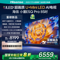 海信电视小墨E5Q Pro 85吋画质U+Mini LED 墨晶屏 信芯芯片 300Hz高刷 85E5NPRO