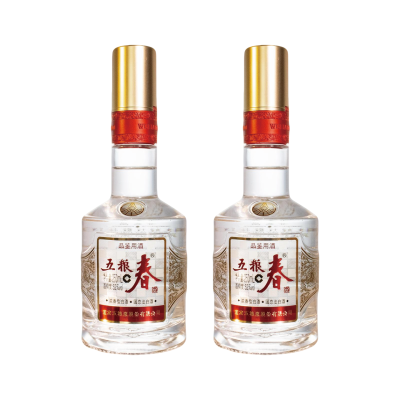 五粮液 五粮春52度250ml*2 光瓶小酒版 浓香型白酒