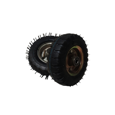 益莘 橡胶轮胎带轴承 6*2 条