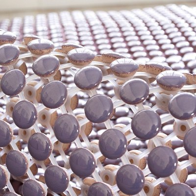 夏季陶瓷凉垫 客厅沙发凉席垫夏天款防滑欧式全包萬能套罩坐垫子 单陶瓷-晶彩浅紫 180*100