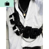 蹦迪包女工装包斜挎潮牌嘻哈战术腰包机能风暗黑系胸包男ins超火NEW LAKE男士腰包