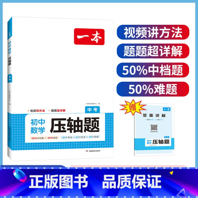 24版[9年级/中考]数学压轴题 RJ 初中通用 [正版]2024初中数学应用题强化训练数学几何模型48函数专题七八九年