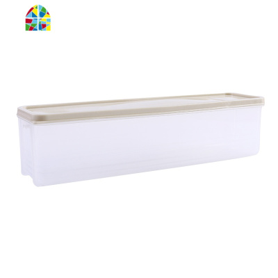 长方形塑料透明厨房日式面条保鲜盒创意带盖冰箱食品收纳盒储物盒 FENGHOU