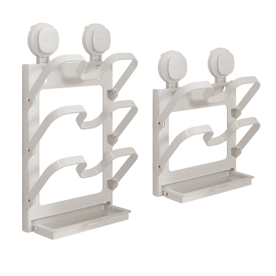 太力不锈钢锅盖架壁挂式免打孔吸盘厨房置物架放置砧菜板收纳神器