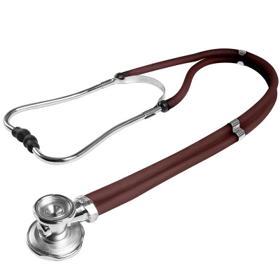 Spirit听诊器医生专用专业医用儿科心肺刻字双管家用 649石榴红色