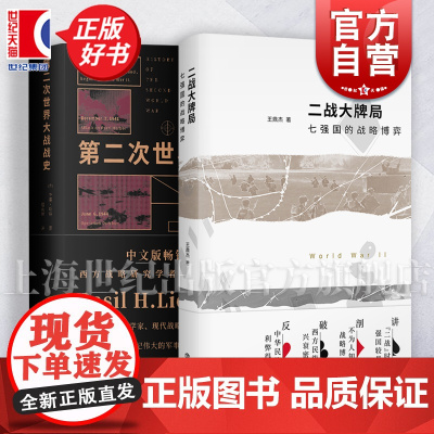第二次世界大战战史/二战大牌局:七强国的战略博弈 李德哈特军事著作集王鼎杰作品上海人民出版社世界军事