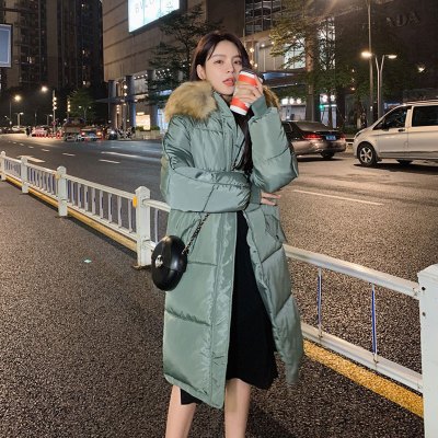 羽绒棉服女冬季中长款年新款韩版棉袄宽松面包服大码棉衣外套