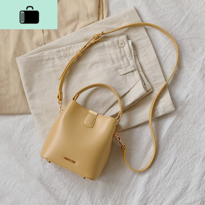 手提水桶包2020流行包包高级感女包单肩斜挎包百搭复古潮NEW LAKE女士单肩包
