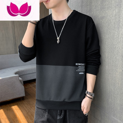 七斓长袖t恤男士2023新款潮流潮牌上衣服春季男装打底衫卫衣