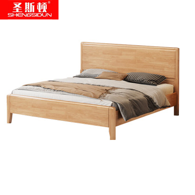圣斯顿 S-ZJG01 1510*2120*1000mm 实木床床垫组合 张 原木色