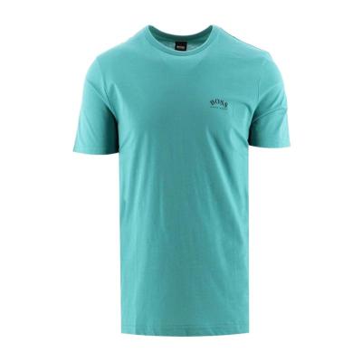 Hugo boss纯棉圆领短袖T恤男撞色设计百搭休闲舒适春夏必备