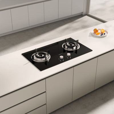 老板(ROBAM)[星辰系列] 燃气灶 5.0kW 单灶具 煤气灶 双眼灶 燃气灶台嵌入式 20B1A 液化气