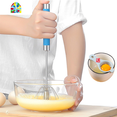 厨房快速的打蛋器半自动飞电动家用不锈钢打发器奶油鸡蛋搅拌器烘 FENGHOU 不锈钢手柄12