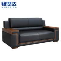 铭思达皮质接待沙发双人张