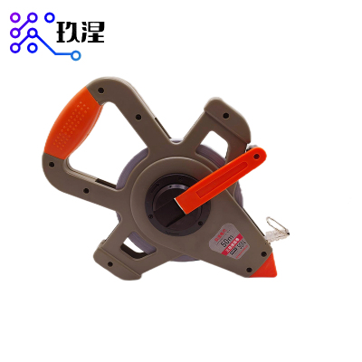 玖涅 架式卷尺 尼龙包胶钢架尺 50m 把